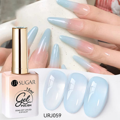 Jelly Gel Polish - Eco Friendly Semi Permanent UV LED Nail Polish for Salon Use