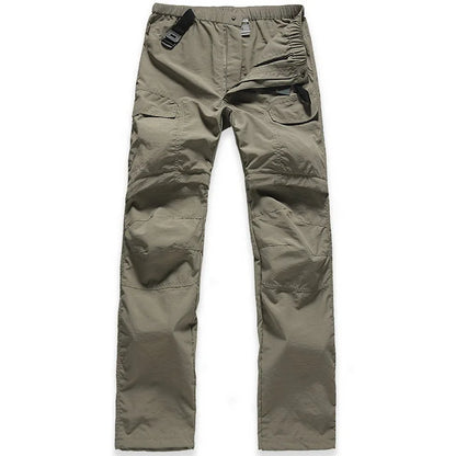 NUONEKO Women's Summer Hiking Pants Women Trekking Sport Quick Dry Thin Cargo Trousers Removable Outdoor Camping Pants Shorts