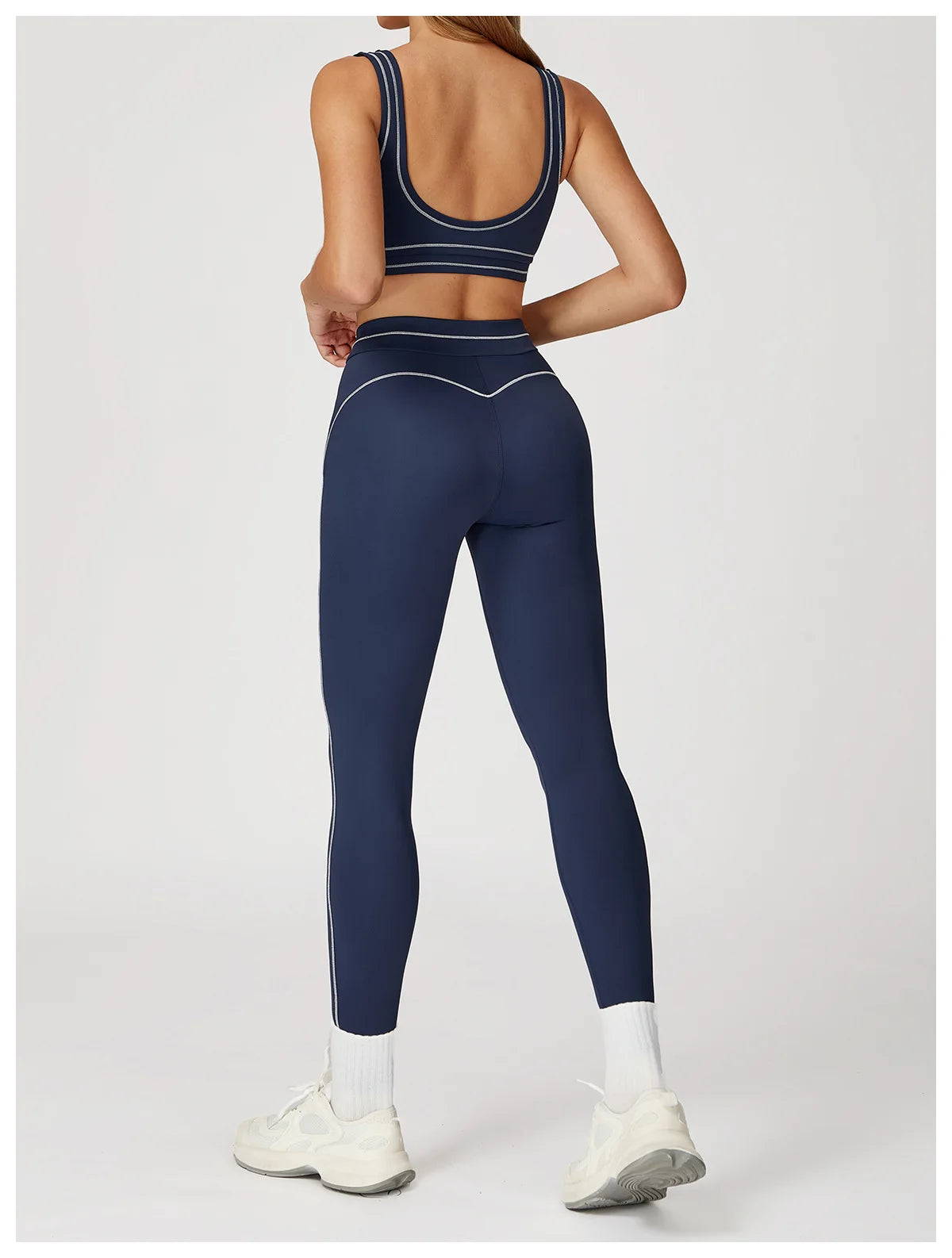 Fitness Suit 2PCS Yoga Set Women's Tracksuit Sports Outfits Gym Running Push Up Sportswear Legging Athletic Wear Workout Clothes