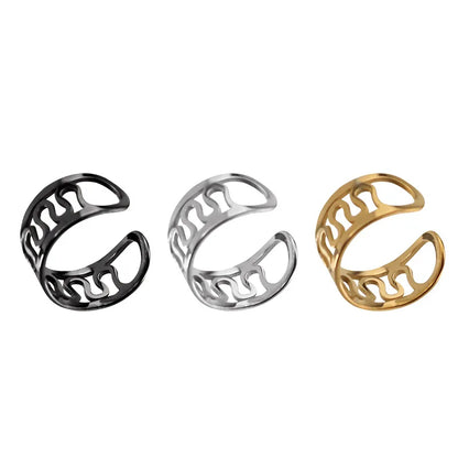 Men's Ear Cuff – Stainless Steel Non-Piercing Clip Earring (Single)