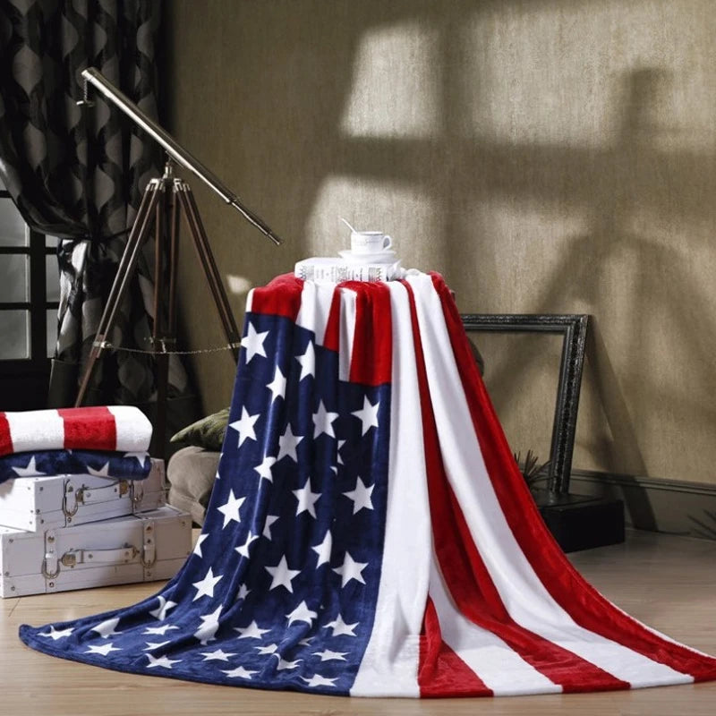 Plush Bed Blanket - Warm Throw for Sofas Cars and Travel - Machine Washable