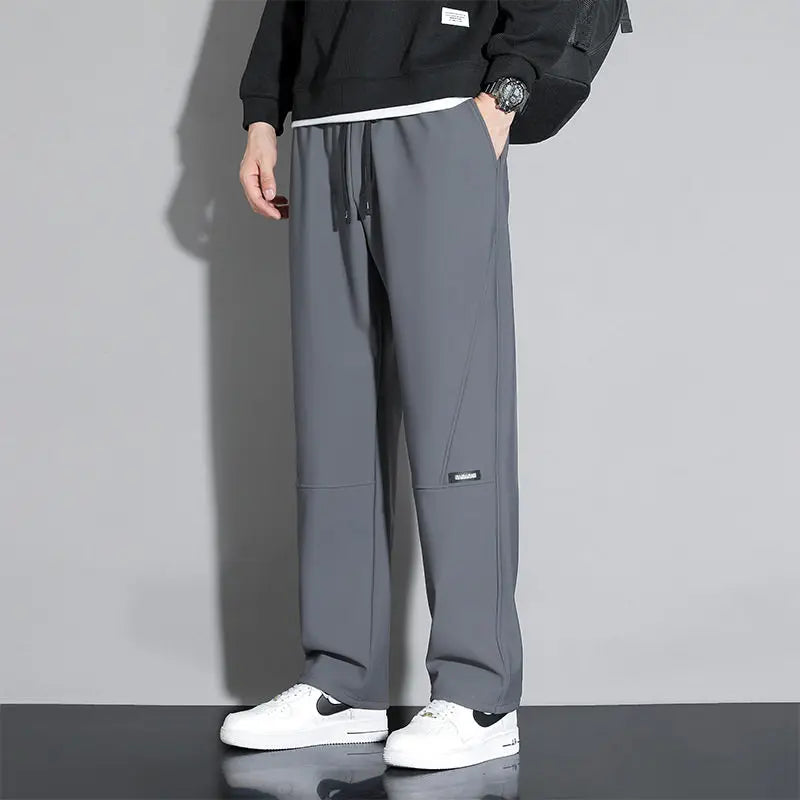 10XL Casual Pants Mens Straight Loose Trousers Men Clothing Elastic Waist Quick Dry Pants Summer Fashion Oversized Joggers Pants