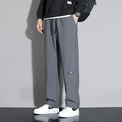 10XL Casual Pants Mens Straight Loose Trousers Men Clothing Elastic Waist Quick Dry Pants Summer Fashion Oversized Joggers Pants