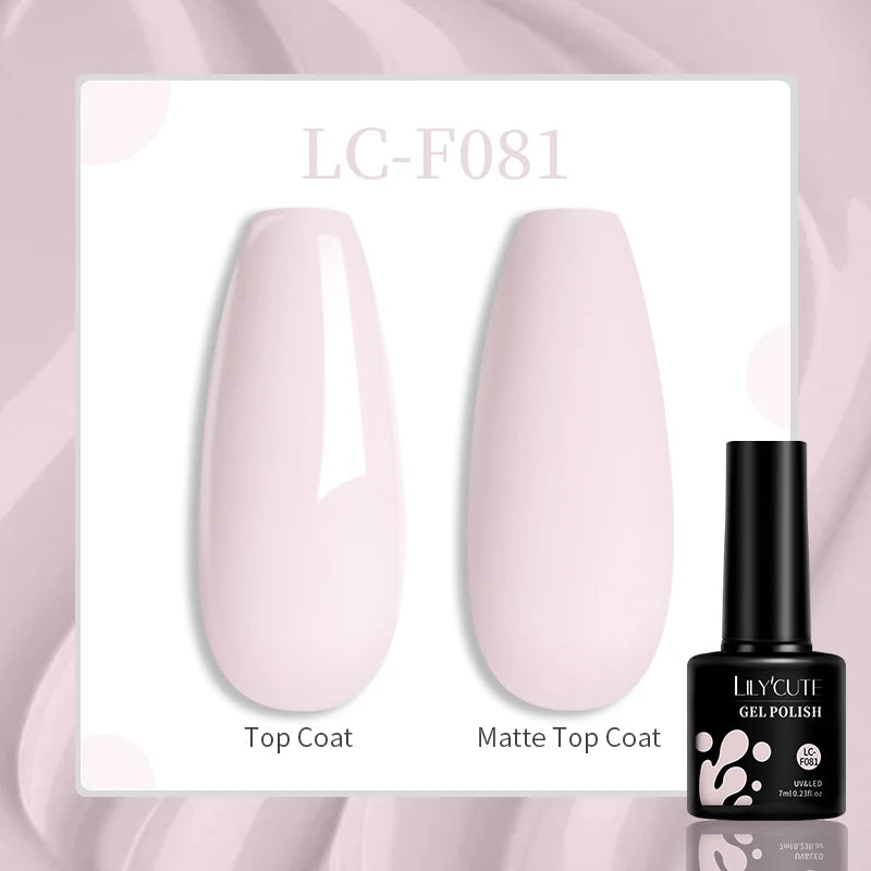 Gel Nail Polish - LILYCUTE UV Gel Varnish 7ML | Soak Off, Long Lasting Colors