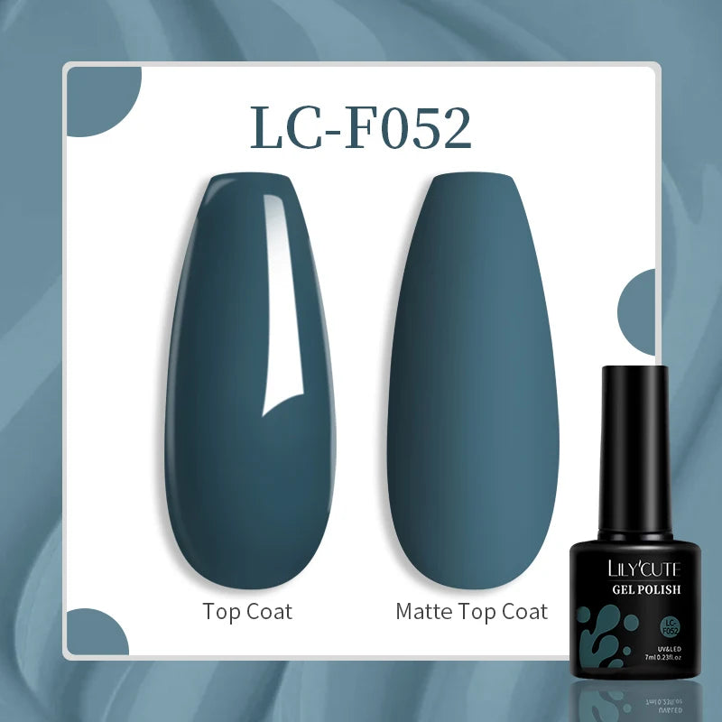 Gel Nail Polish - LILYCUTE UV Gel Varnish 7ML | Soak Off, Long Lasting Colors