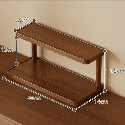 New Thickened Cup Storage Rack Multilayer Retro Style Teacups Holder Space Saving Sturdy Coffee Mug Stand Office Kitchen