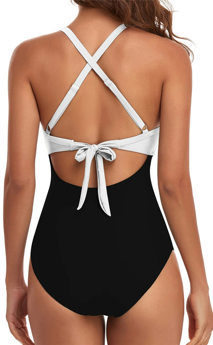 Strappy Hollow Out Swimwear Women 2026 Push Up Swimsuit Female One Piece Swimming Monokini Lady Padded Beachwear Bodysuit Summer
