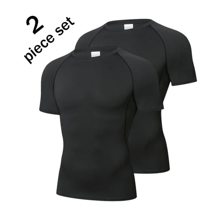 Men Compression Shirt - Quick Dry Sport T Shirt | Short Sleeve Fitness Tee