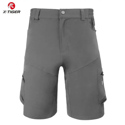 Mountain Bike Shorts – Breathable Multi-Pocket Cycling Shorts with Elastic Waistband