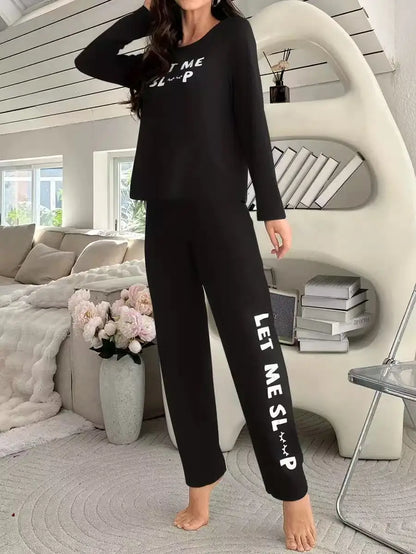 Sleepwear Women's Nightgown Long Sleeve Pajamas Ladies Pj Sets for Woman Pyjamas Set Pajama Girl Home Wear Set Homewear Female