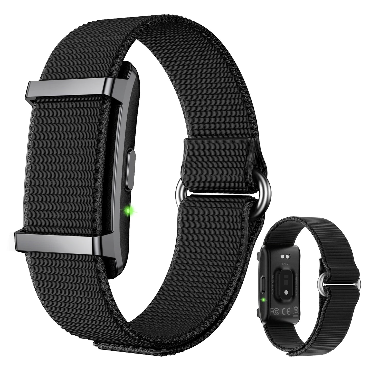 Smart Bracelet Sports Fitness Tracker Health Monitoring Step Count Heart Rate Sleep Tracking 1ATM Waterproof Smart Wristband