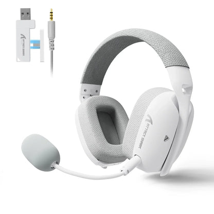 ATTACK SHARK L80PRO Wireless Gaming Headset 2.4G/BT/Wired Ultra-Light 40mm Drivers Low Latency Headphone for PC PS5 Switch Xbox