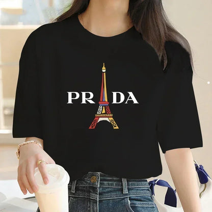 Plus Size T-Shirt - Women's Graphic Tee With Casual Short Sleeve & Soft Breathable Fabric