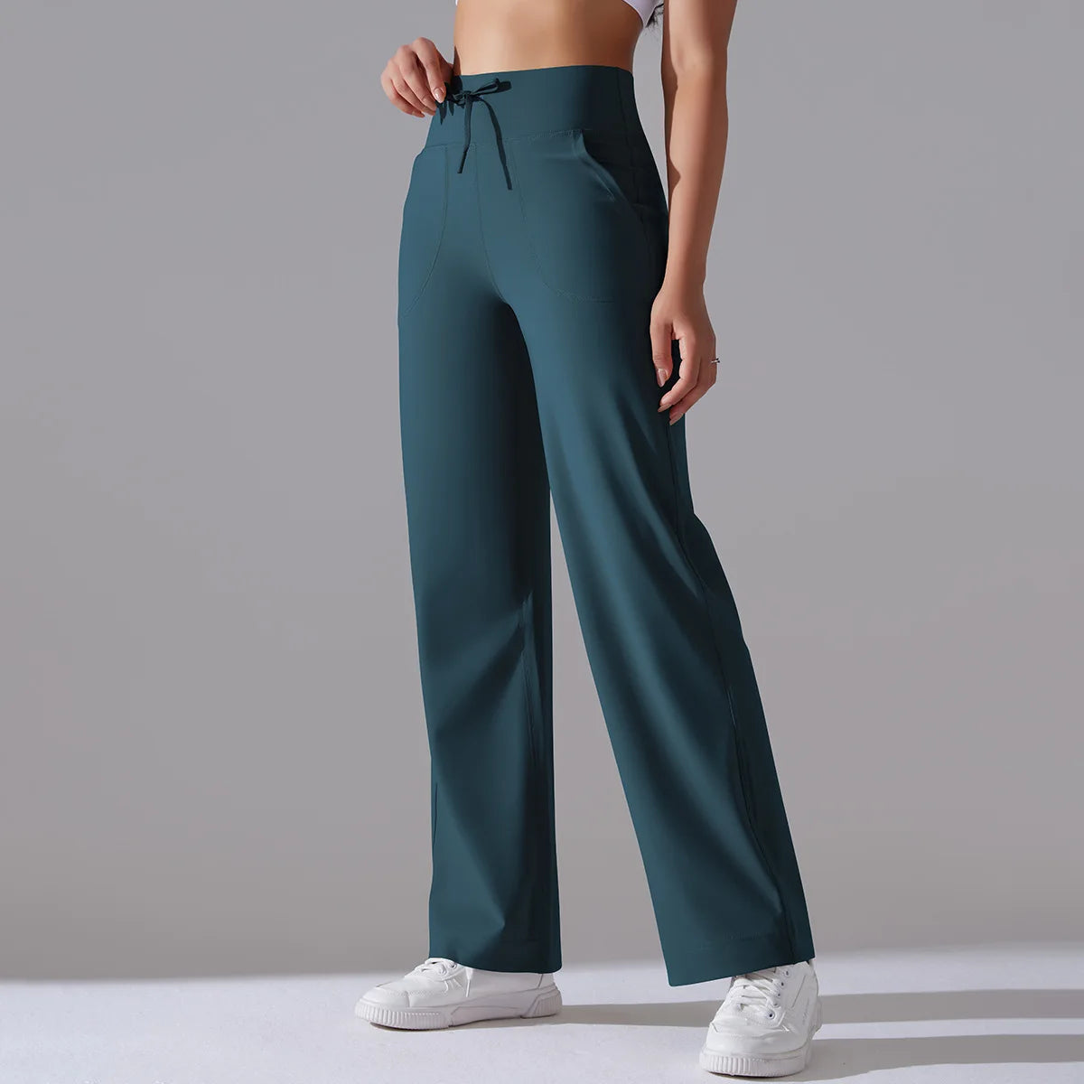 Yoga Straight Leg Sweatpant Straight Leg Women's Loose Tracksuit Pants Wide Leg Outdoor Gym Runing Casual Tracksuit Pants