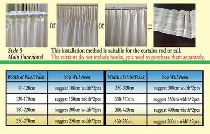 Linen Blackout Curtains – Modern Living Room Drapes | Full Shading, Luxury Bedroom