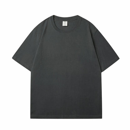 WAVLATII New Women Solid Cotton T shirts Female Dark Green Oversized Casual Soft Tees Unisex Short Sleeve Summer Tops