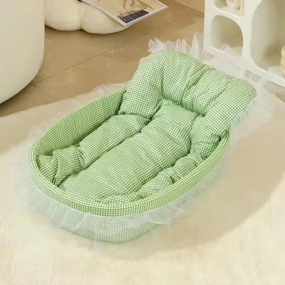 1pc Cute Princess Cat Litter All Seasons Universal Non Sticky Mat Pet Sofa Dog Bed Small And Medium Cats And Dogs Pet Supplies