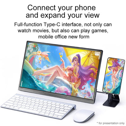 16inch Portable Monitor - USB C Portable Display | IPS Panel Slim Travel Monitor