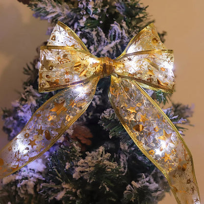 Christmas Fairy Light Ribbon - DIY Tree Ornaments for Home Decor - ZOOMNSTORE