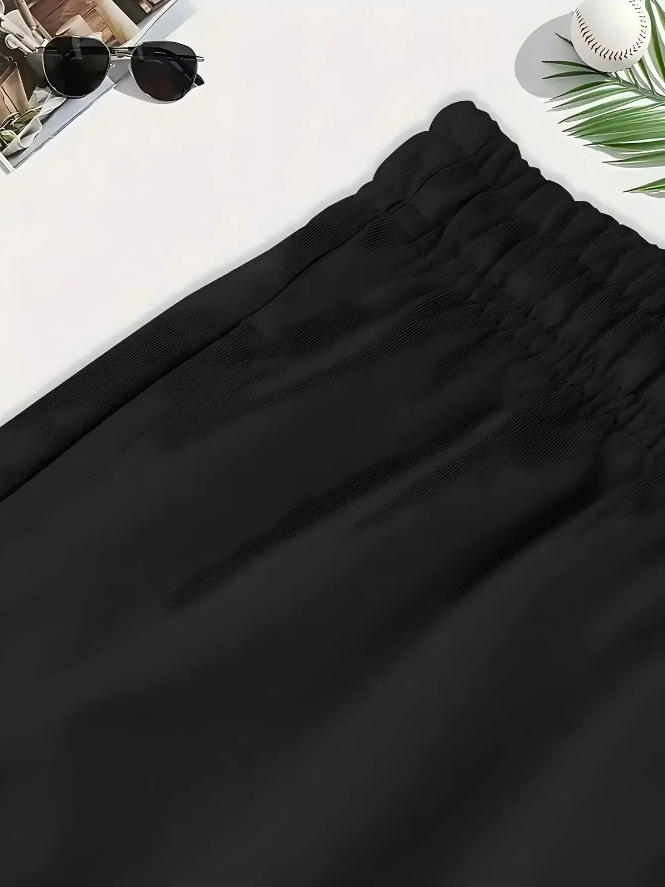 Ladies' Front Pocket Waist Drawstring Sports Pants for Casual Running and Exercise, Pure Cotton Shorts