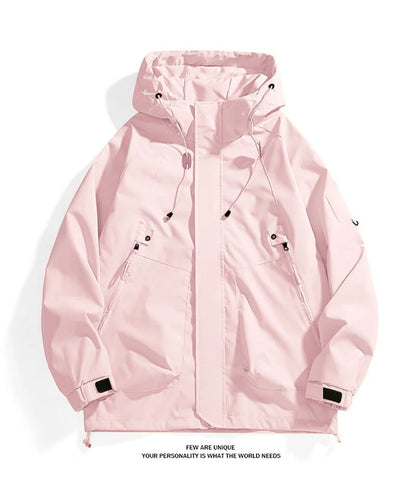 CHRLCK Unisex Outdoor Waterproof Jacket Windbreaker Coat Autumn Breathable Fishing Camping Windproof Jackets Men Women Clothing