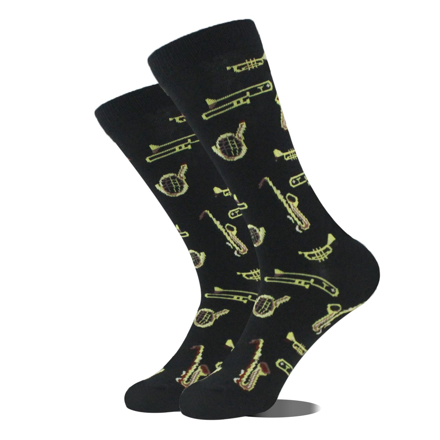 Funny Alien Shark Cotton Socks - Unisex Novelty Crew Socks