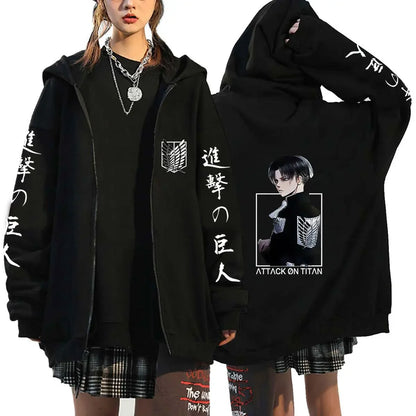 Anime Zipper Hoodie Sports Coat Sportswear Role Playing Women Sportswear Autumn Hoodie Fashionable Hoodie Rtable Womens Clothing