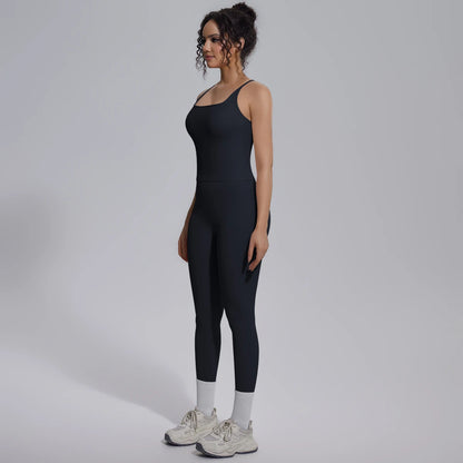 Quick Drying Legging Outdoor Running Yoga Set for Womans High Waisted Push Up Female Pants Gym Sexy Beautiful Back Vest Yoga Set