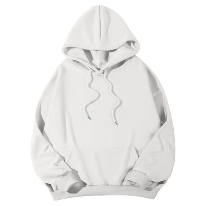 Chamois Leather Hooded Sweatshirt Men's Autumn Winter 2025 New Fleece-Lined Trendy Oversize Couple Pullover Jacket