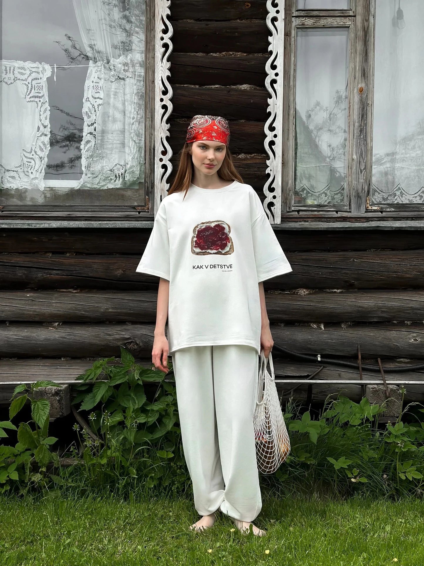 Sunuyoo Summer New Printed T-Shirt 100% Cotton Women's Fashionable O-Neck Loose Short Sleeved Female Casual Cute Top