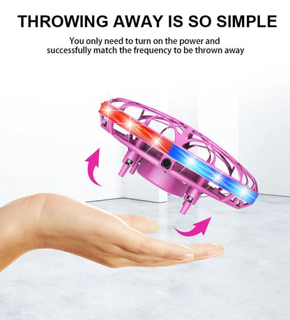 Mini Induction Drone - Colorful Flying Helicopter UFO Ball Toy for Kids - ZOOMNSTORE