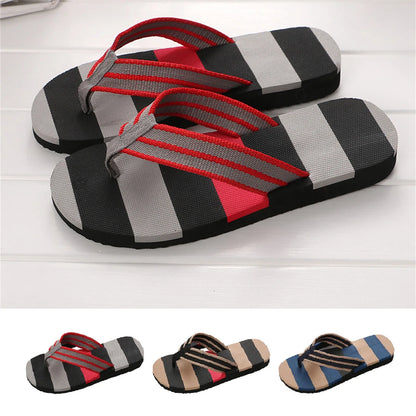 New Men's Slippers Men Summer Shoes Mixed Colors Sandals Male Slipper Indoor and Outdoor Flip Flops Casual Beach Shoes for Man