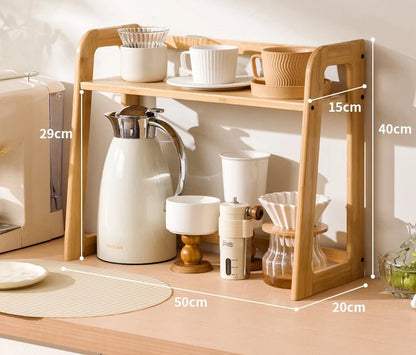 New Kitchen Shelf Countertop Multi-functional Electrical Storage Rack Multi-layer Cup Holder Household Storage Rack Plate Rack