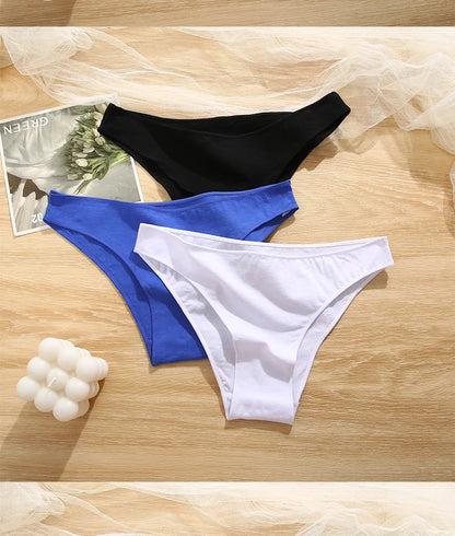 7Pcs/Set M-2XL Women Cotton Soft Panties Low Waist Pantys Lingerie Femme Panty Briefs Woman Underpants Sexy Underwear for Girls
