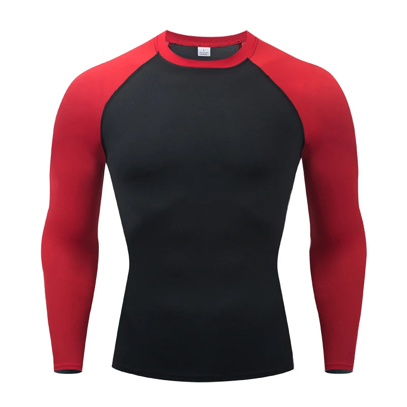 Men's Thermal Underwear Long Sleeve Tops | Thin Tight Fitting Elastic Fitness Wear