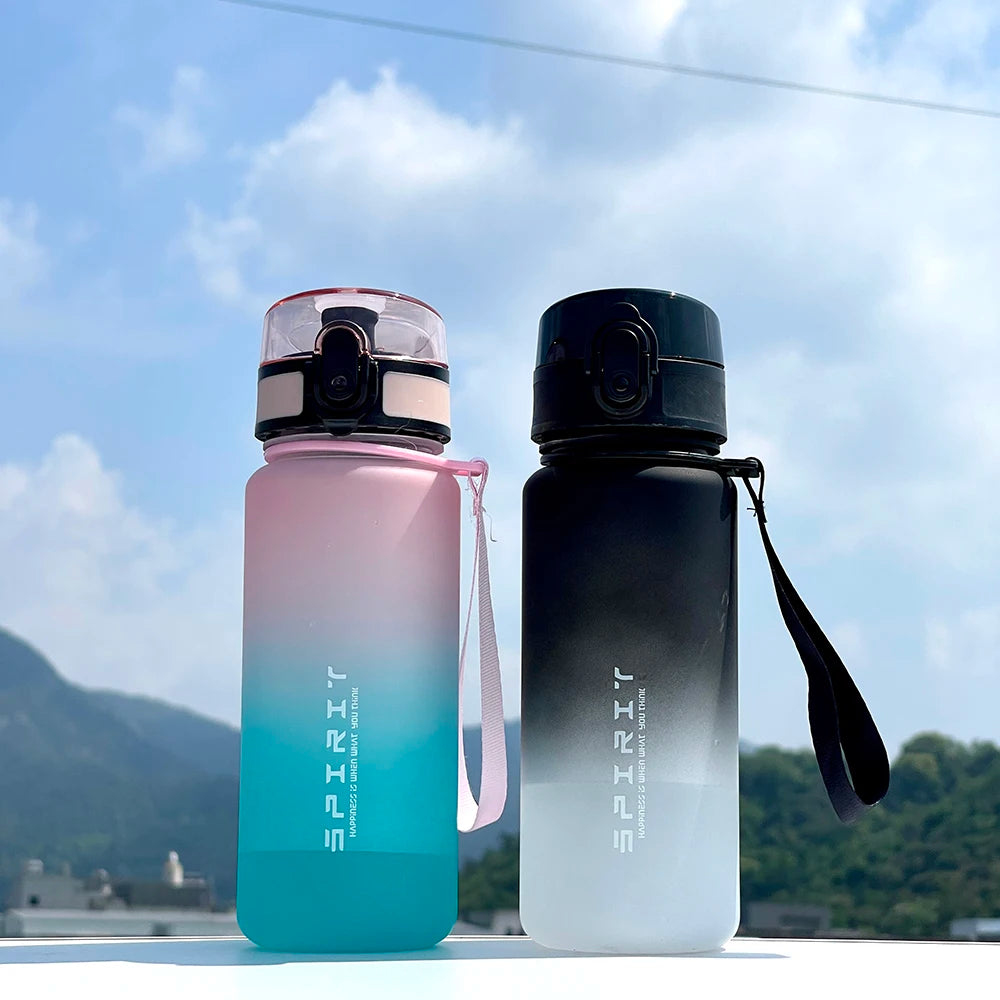 Large Capacity Motivational Sports Water Bottle 500ML/1000ML - Leak Proof Portable Reusable Cup for Gym Outdoor Travel