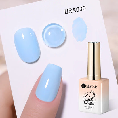 Jelly Gel Polish - Eco Friendly Semi Permanent UV LED Nail Polish for Salon Use