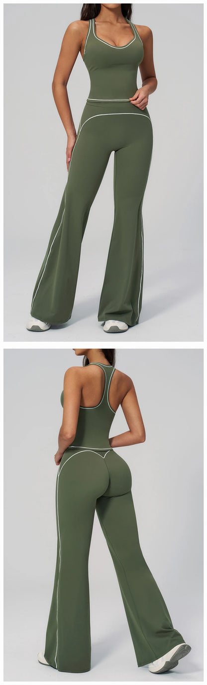 Yoga Suit 2PCS Women Tracksuits Sports Outfits Gym Clothes Running Sports Bra Suits Female Workout Yoga Clothes Athletic Wear