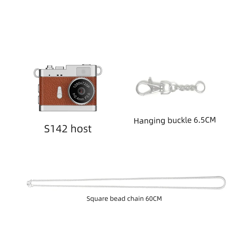 Mini Keychain Camera - 1080P Portable Mini Camcorder With Display & Loop Recording