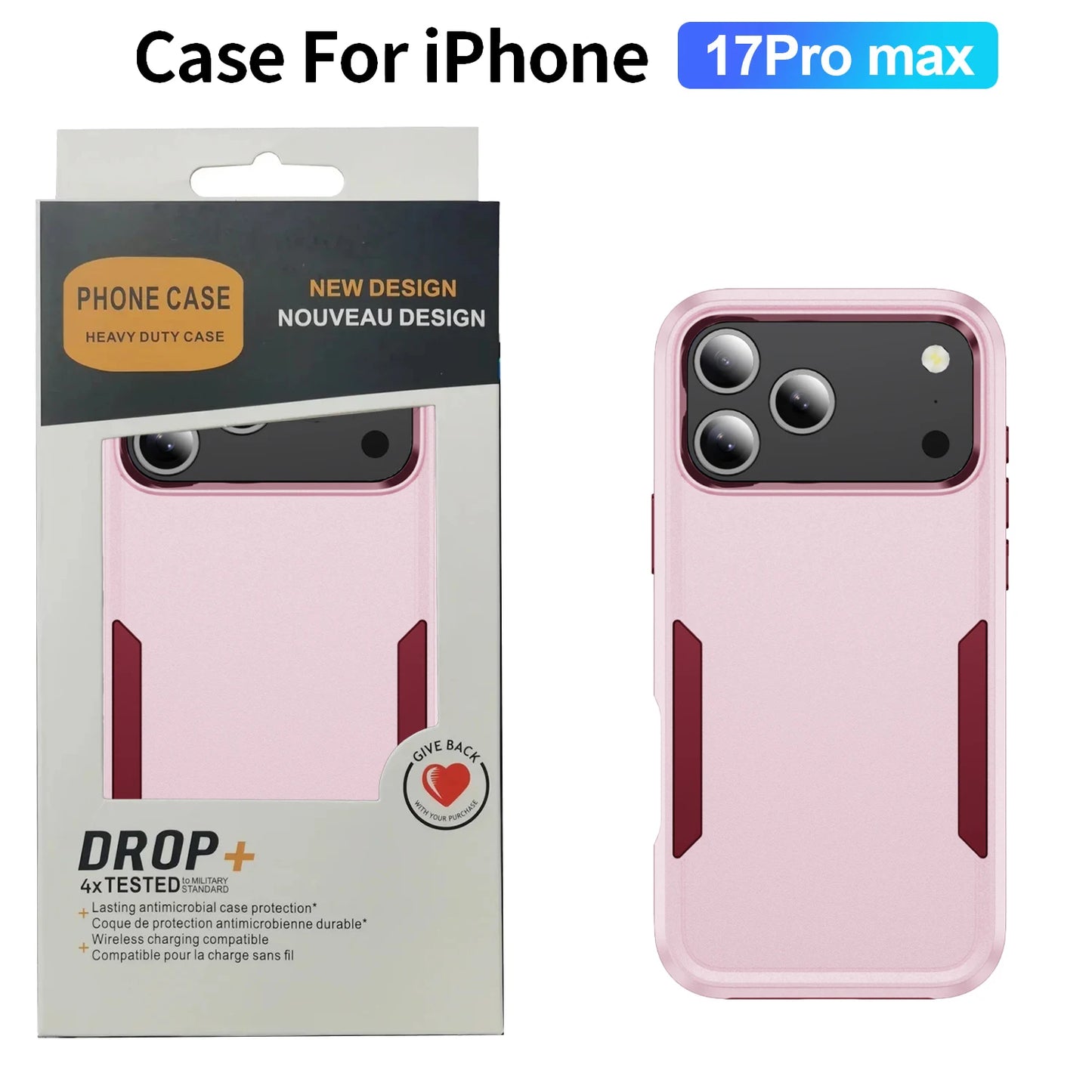 OTT-Box Rugged Defender Case for IPhone 17 Pro Max Air 16 15 14 Plus 13 12 for MagSafe Hybrid Dual Layer Armor Protect Cover
