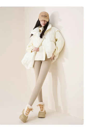 High Waist Fleece Leggings – Seamless Elastic Thermal Leggings Women Warm Winter Tights