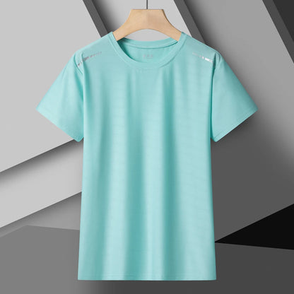 Women's Running T-Shirt – Reflective Quick-Dry Ice-Silk Sports Tee