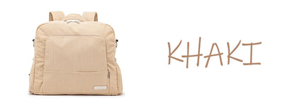 Soboba Large Capacity Diaper Backpack for Mom with Soft Corduroy Fabric and Convenient Design