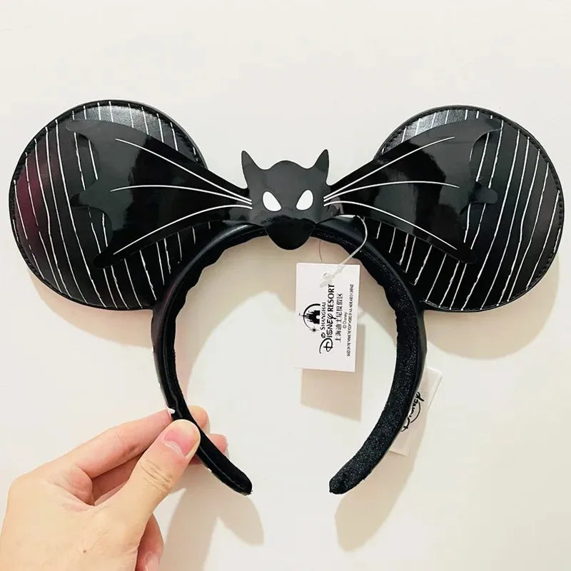 Disney Princess Headband - Mickey Ear Hair Hoop with Sequin Bow