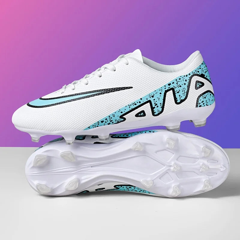 Men Soccer Shoes - Breathable Training Soccer Boots | Rubber Outsole Cleats
