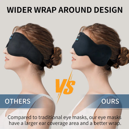 Bluetooth Eye Mask with Headphones for Sleeping Comfortable Bluetooth Sleep Mask with Immersive Headphones for Peaceful Sleep