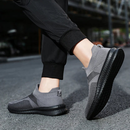 Men Sneakers Shoes For Men Lightweight Tenis Comfortable Mesh Breathable Casual Shoes Outdoor Walking Gym Shoes Size 39-46