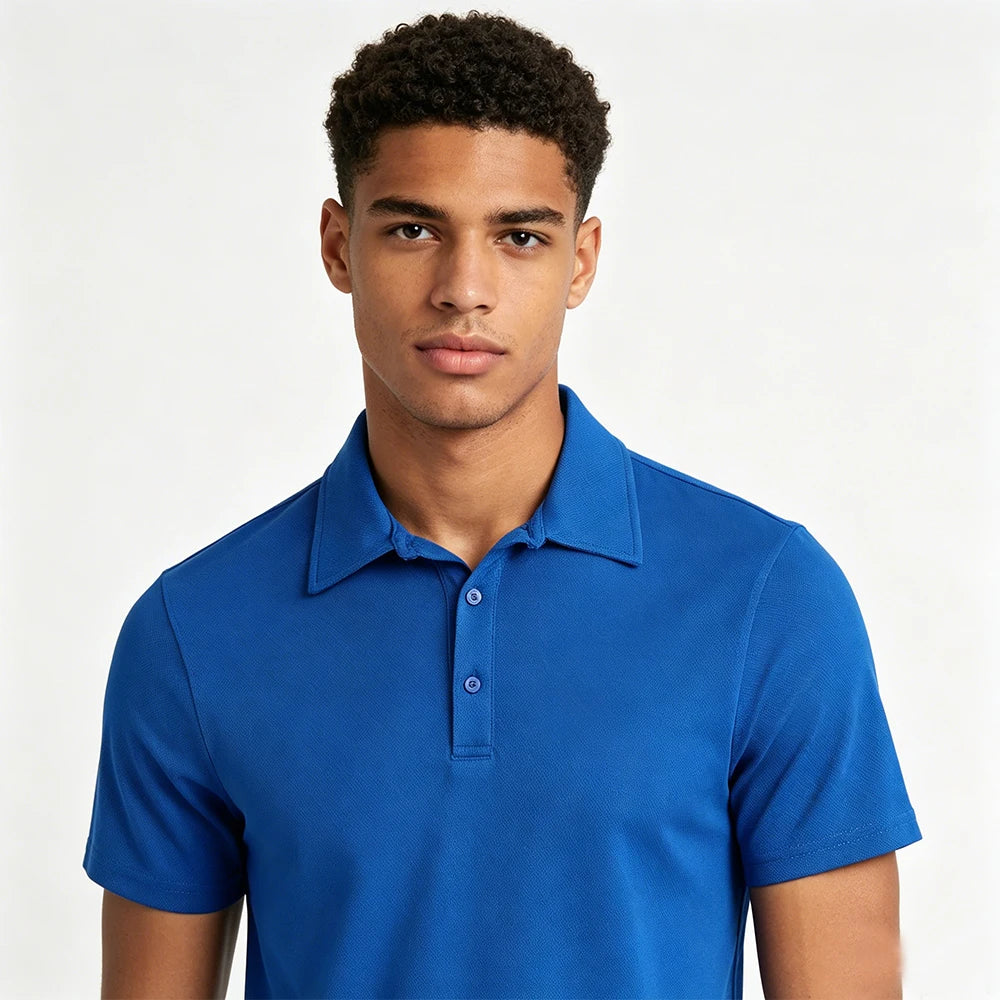 True Classic Novelty Polo Shirts for Men – Mens Polo Shirts Short Sleeve Quick Dry Fit Golf Athletic Shirt for Men
