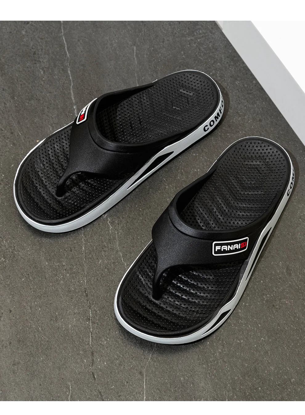 Summer Men's Slippers Fashion Indoor Bathroom Anti-slip Anti-odor Soft Sole Couple Sandals Comfort Outdoor Beach Flip Flops