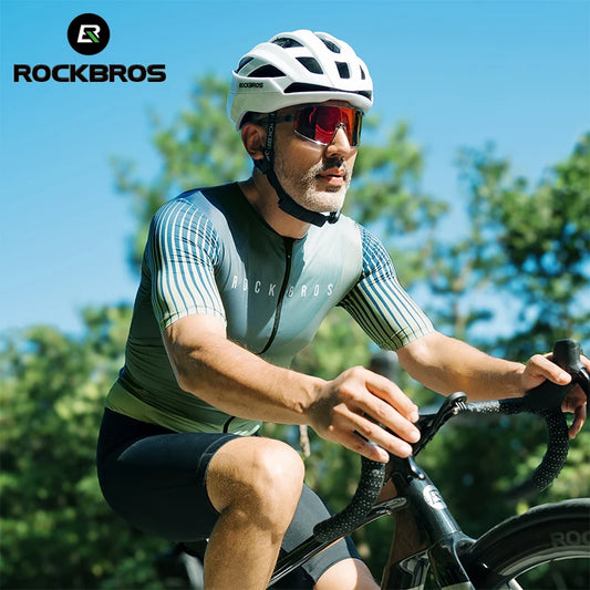 Men's Summer Cycling Jersey – Breathable Quick-Dry Bike Top